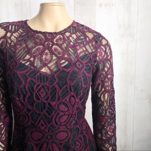 ❌SOLD❌ [[Hutch] Lace Long Sleeve Sheath Dress - Picture 2 of 8